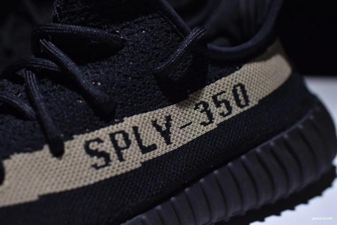 V2 Boost Core Adidas 350 Black Green BY9611 Yeezy 1122